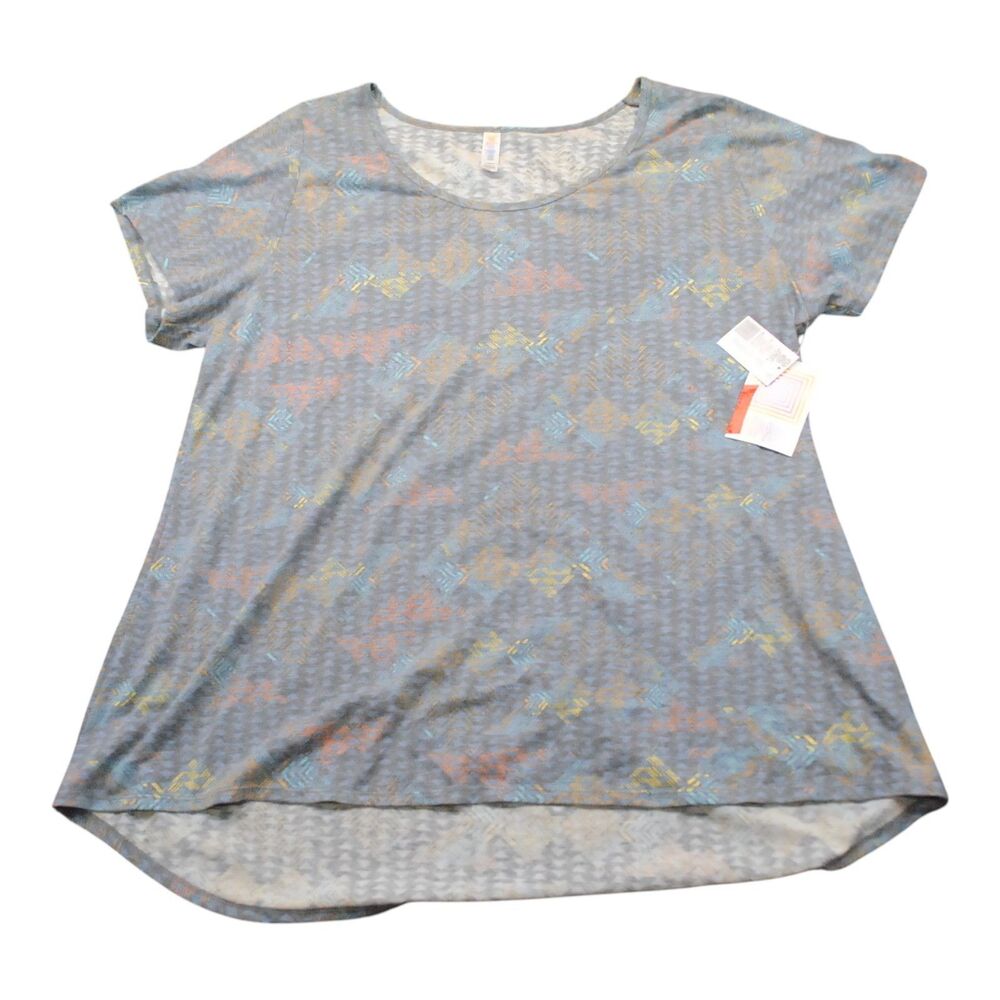 LuLaRoe Classic T  Blue 3x New With Tags